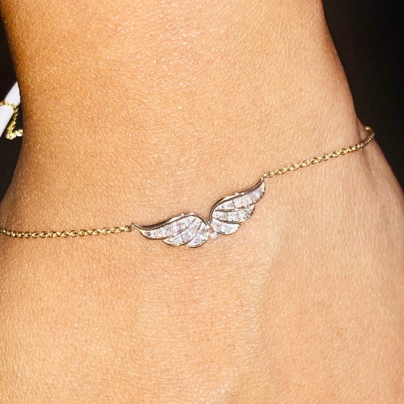 10k solid gold real si certified diamond anklet, Free Appraisal, Not plated! - Picture 1 of 5